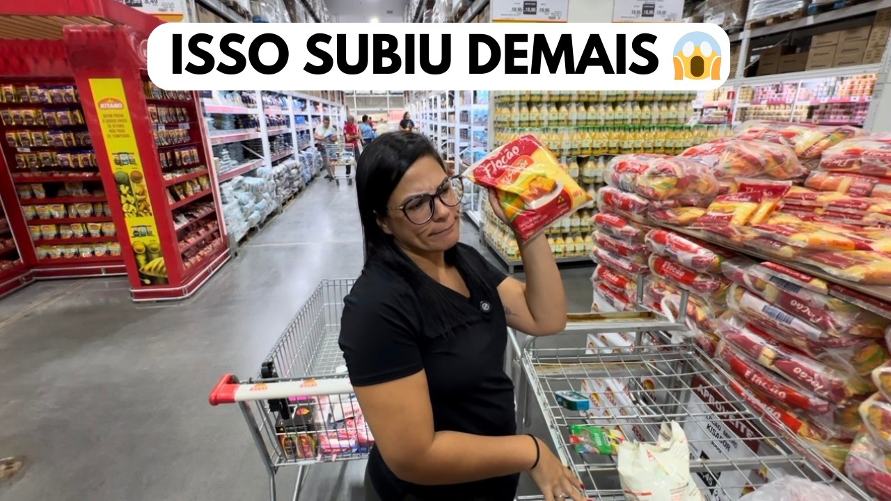 ASSAÍ ESTÁ CARO OU BARATO? 😳 Mostrei TODOS os preços! (Vlog de Compras)