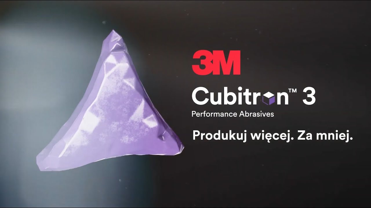 Materiały ścierne 3M™ Cubitron™ 3 - najwyższa wydajność i trwałość dla profesjonalistów
