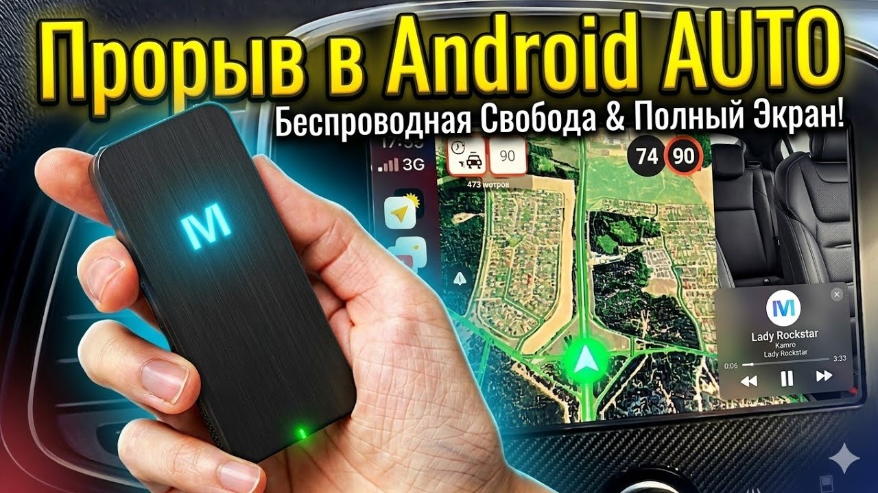 Первый Обзор на Русском Mstick4 Android Auto