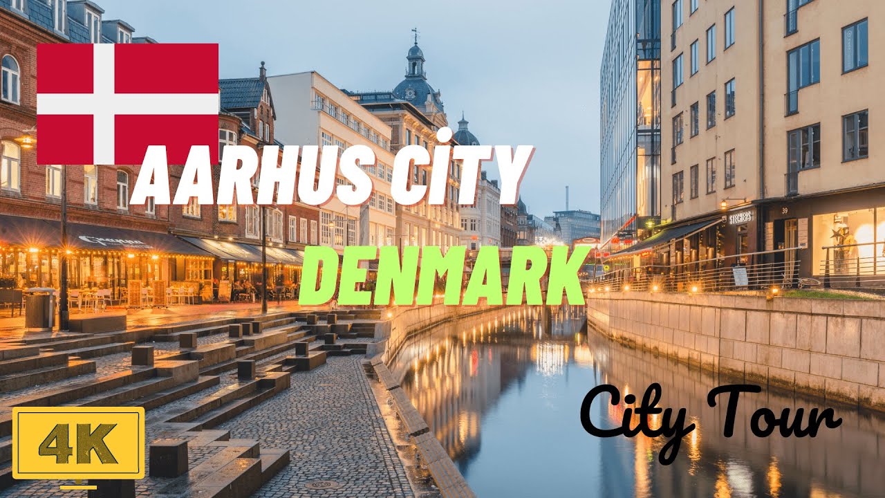 Aarhus City - Denmark 🇩🇰 | From Train Station to City Center (4K)