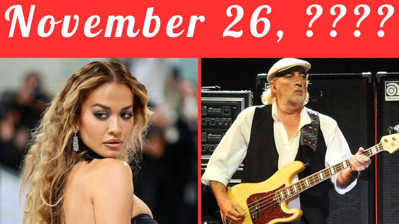 November 26: The Secret Day Celebrities Were Born and Legends Died!
