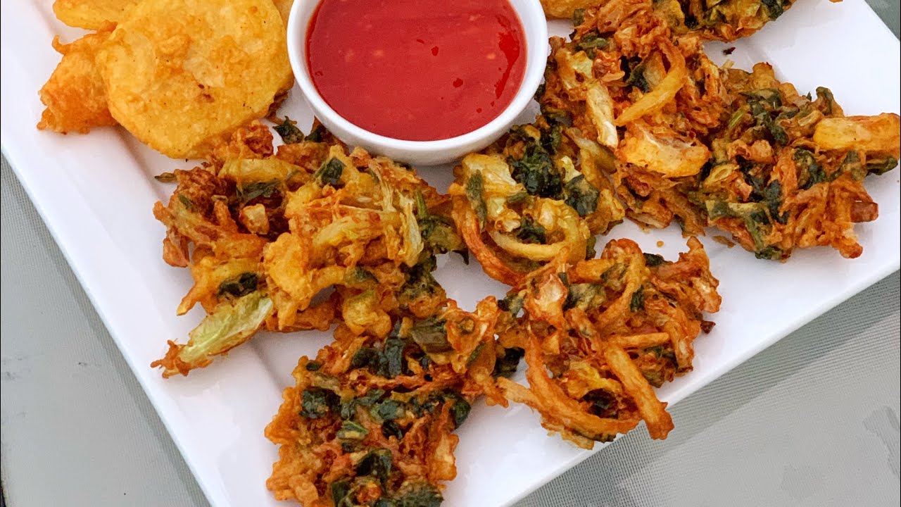 Crispy Onion and Cabbage Pakora | Crispy Pakora | Gram Flour Fritters | Ramadan 2021