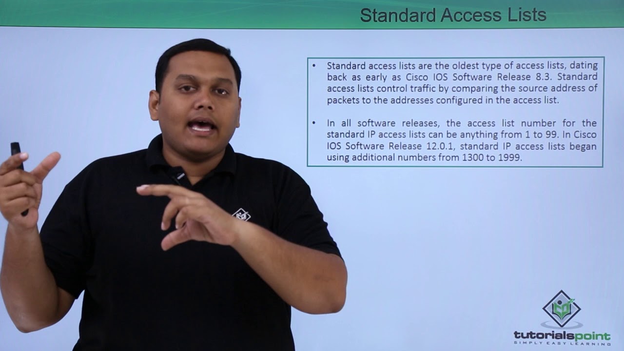 Standard Access Lists