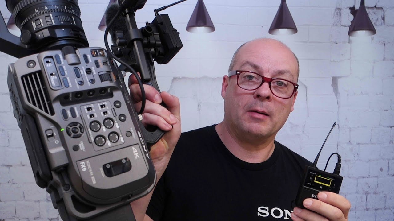#009 Part 1 UWP-D Series - The Audio part of  PXW-FX9 - Using a UWP-D21 radio mic