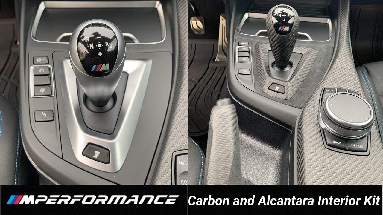 Установка отделки салона BMW M Performance F87 F80 F82 из карбона и алькантары | M2 Competition