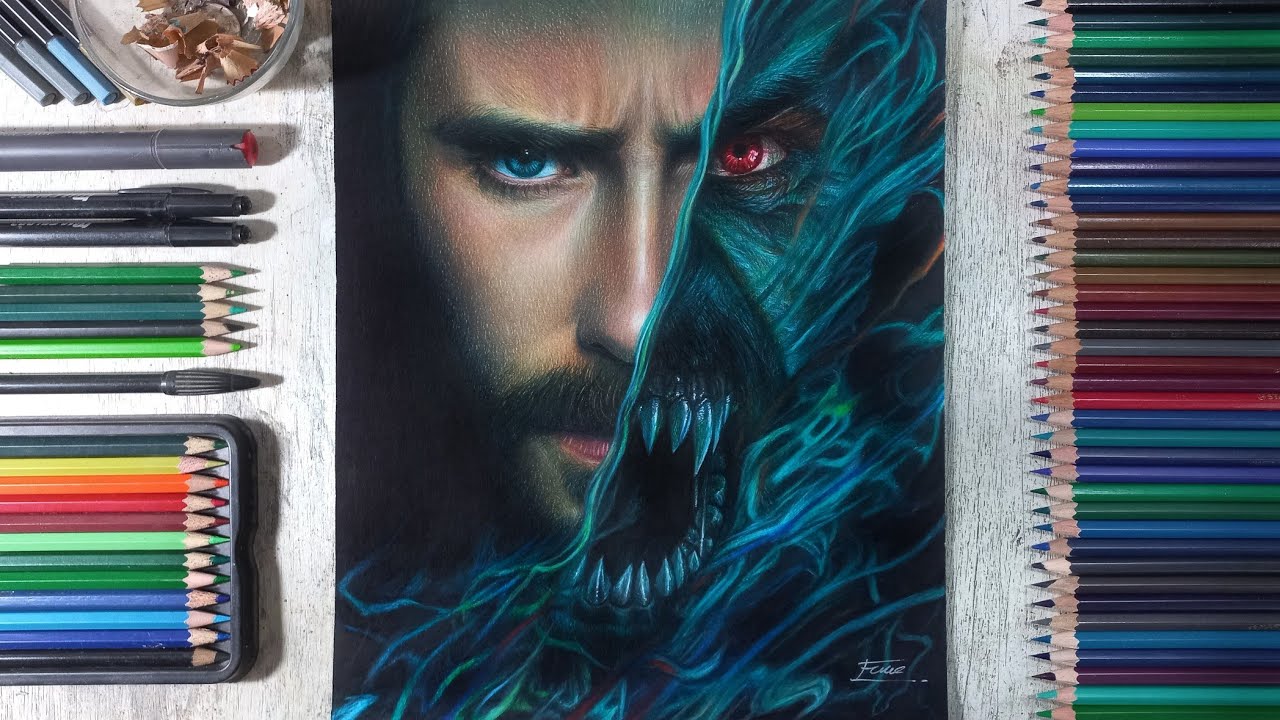Drawing Morbius (Jared Leto) | Fame Art