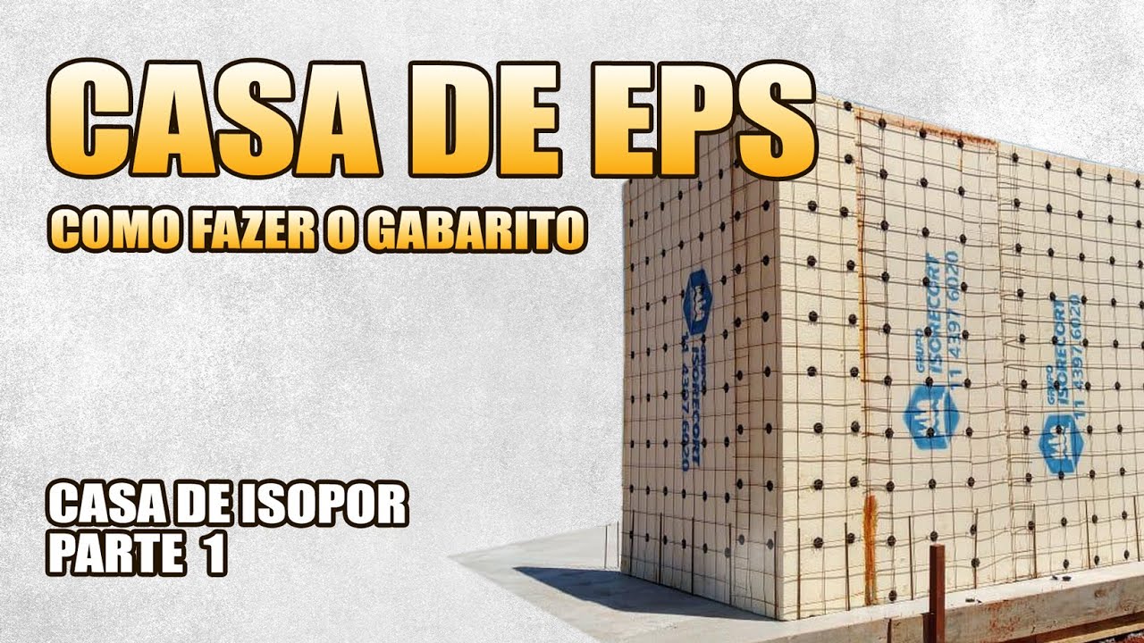 CASA DE ISOPOR #PARTE 1 - COMO FAZER O GABARITO DA CASA