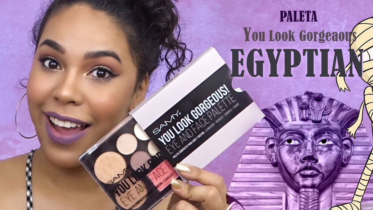 Paleta Colombiana You look Gorgeous - Edicion 'Egyptian Fest' - SAMY COSMETICOS