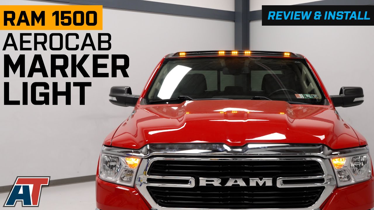 2019-2024 RAM 1500 AeroCab Marker Light; Textured Black Review & Install