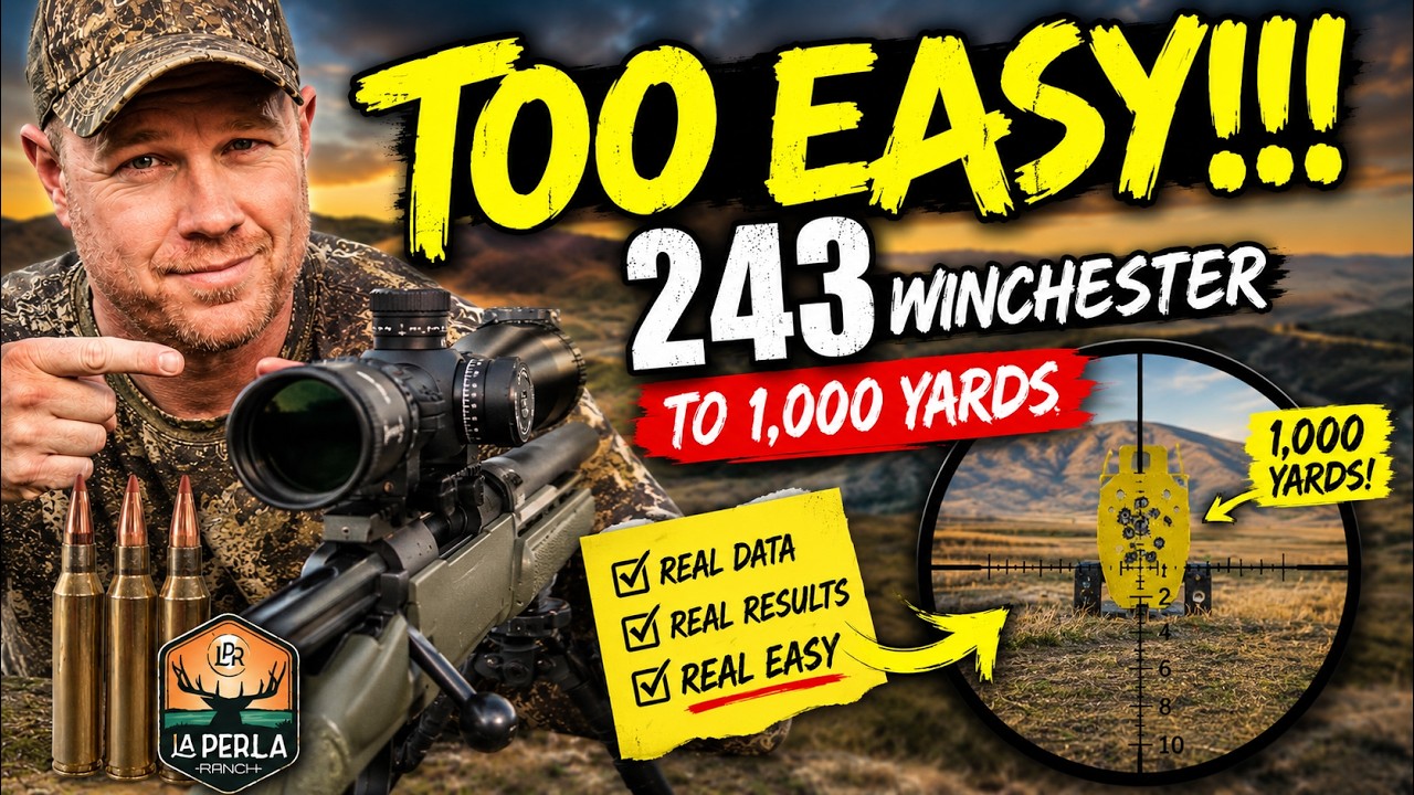 СЛИШКОМ ПРОСТО!!! &mdash; 243 Winchester на 1000 ярдов