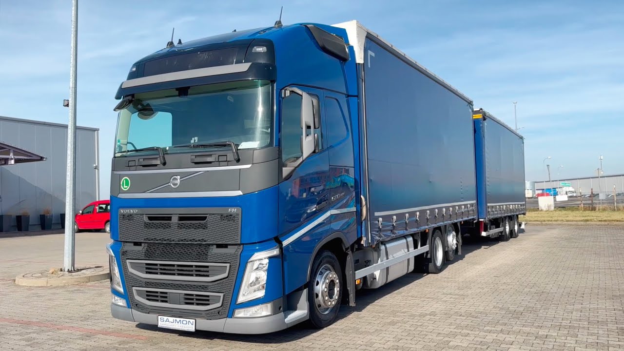 Volvo FH 500 2018 MY Tandem Jumbo 120m³ Curtainsider Truck + Trailer; Wielton | Presented by SAJMON