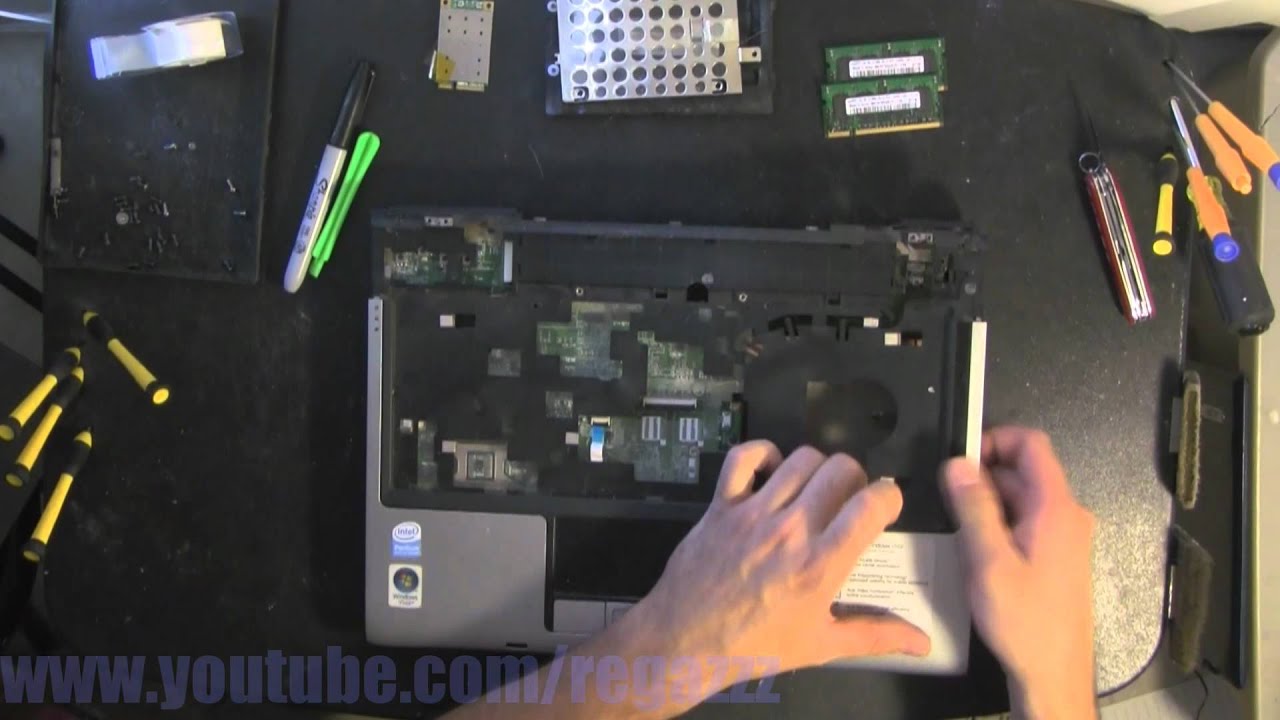 ACER ASPIRE 5570Z take apart, disassemble, how to open, video disassembly