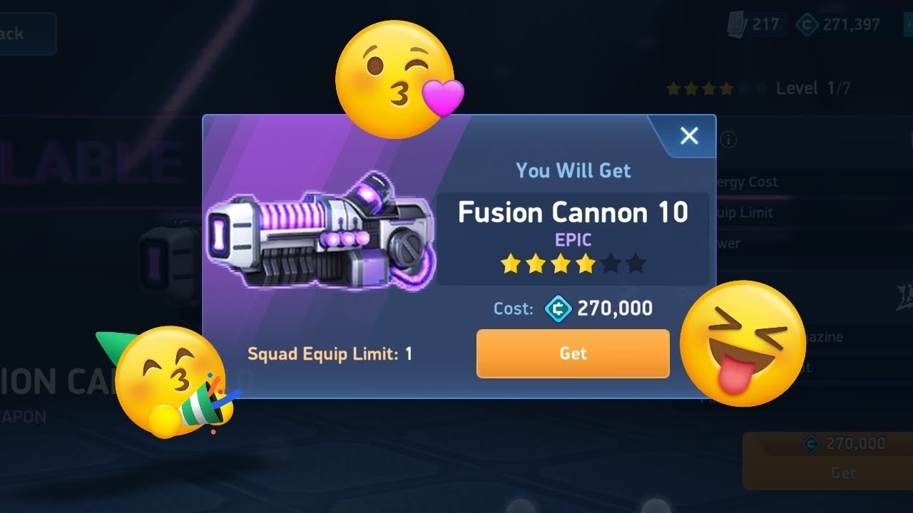 {MECH ARENA} Let's Unlock Fusion Cannon 10 🥳🥳🥳🔓🟣🔫