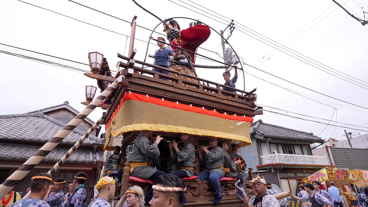 佐原の大祭2025夏　初日　上仲町区の曳き廻し
