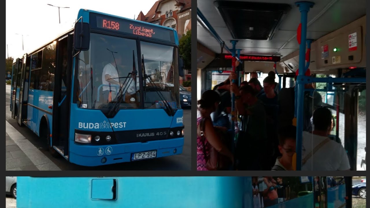 Utazzás 400 as tesok magán viágoskék Ikarus 405 LPZ-954 R158 on drogosok vita füstnélkül 2024.09.08.