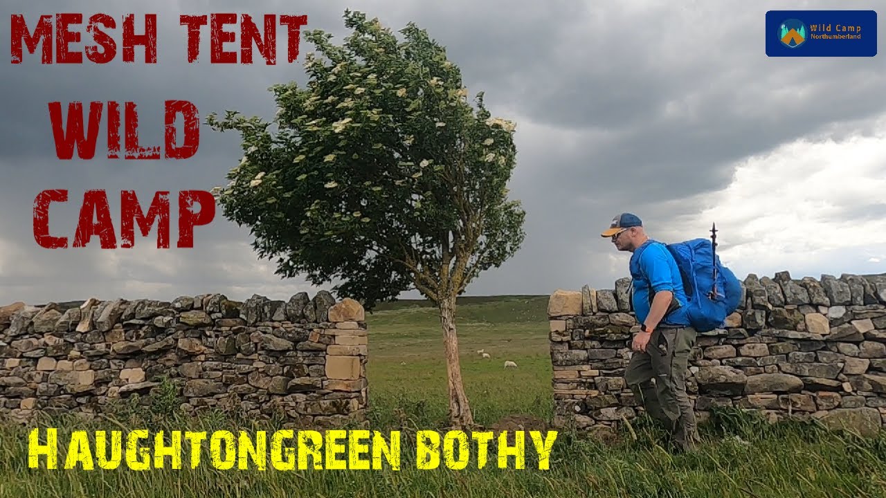 Wild camping at Haughton Green Bothy, Northumberland #wildcampinguk