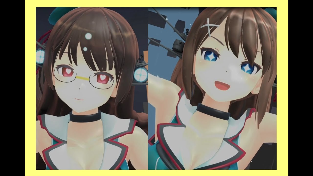 【MMD】【艦これ】摩耶ちゃん・鳥海ちゃんの仲良くきょうもハレバレ☀