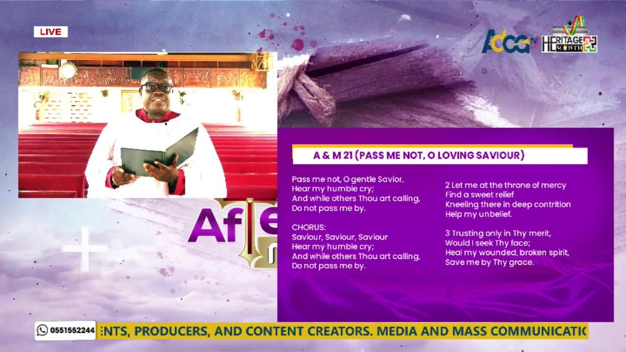 LENTEN SEASON AFTERNOON MEDITATION DAY 22 WITH REV’D FR. EBENEZER PETU-STILES