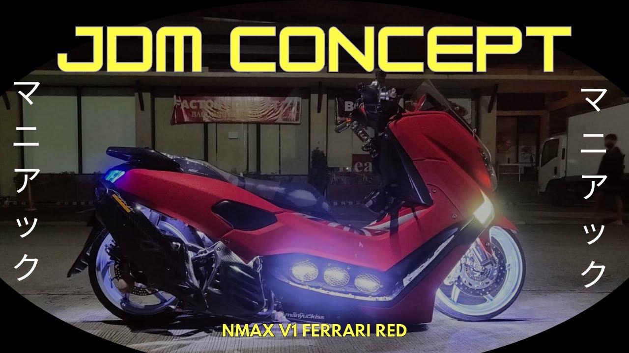 NMAX V1 JDM CONCEPT | FERRARI RED