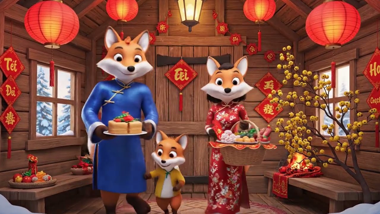 A Fox Family’s New Year Journey | A Heartwarming Family Story