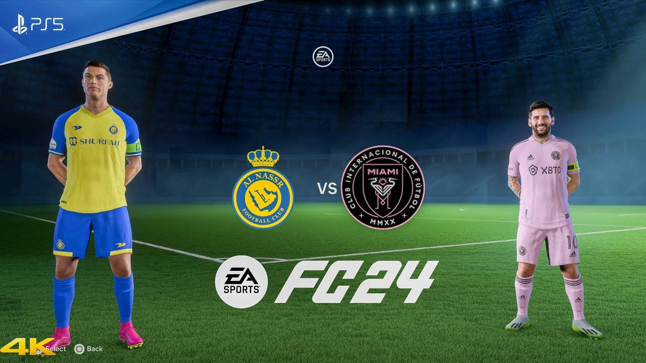 EA Sports FC 24 — Inter Miami CF против Al Nassr FC — Клубный матч | С участием Месси и Роналду |...