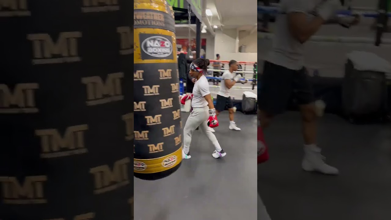 Jamie Mitchel training at Mayweather Gym (Part 1)