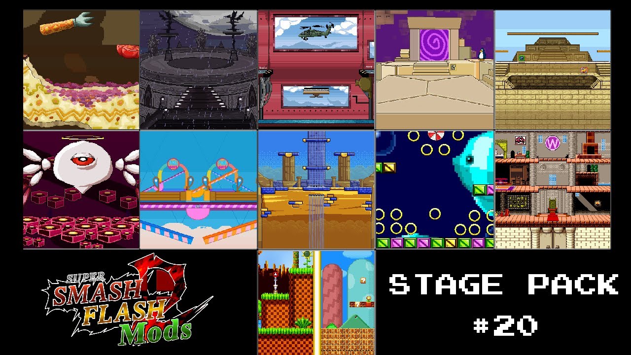 SSF2 Mods: Stage Pack #20