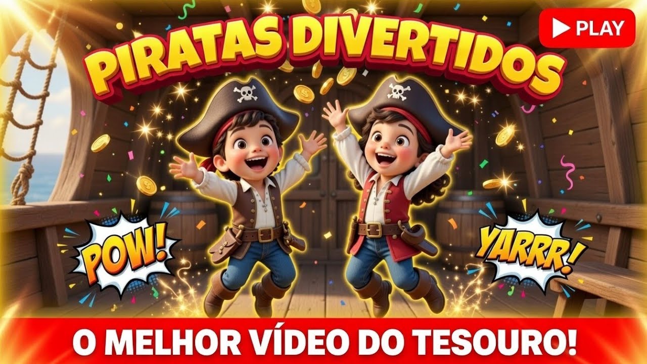 Piratas divertidos -  música infantil para dançar junto 