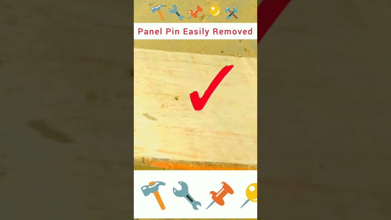 Panel pin easily removed #shorts #ytshorts #pin