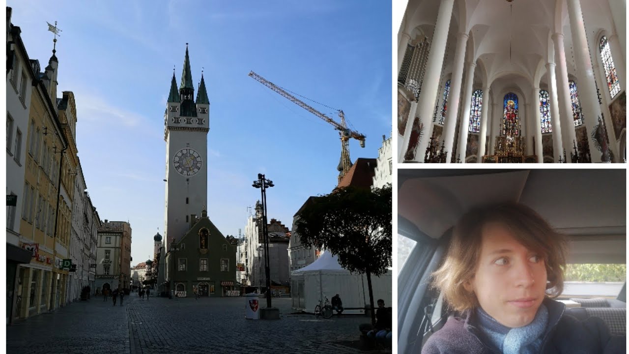 STRAUBING. A town with a huge marking place and a south east bavarian feeling. (Bavaria/Germany)