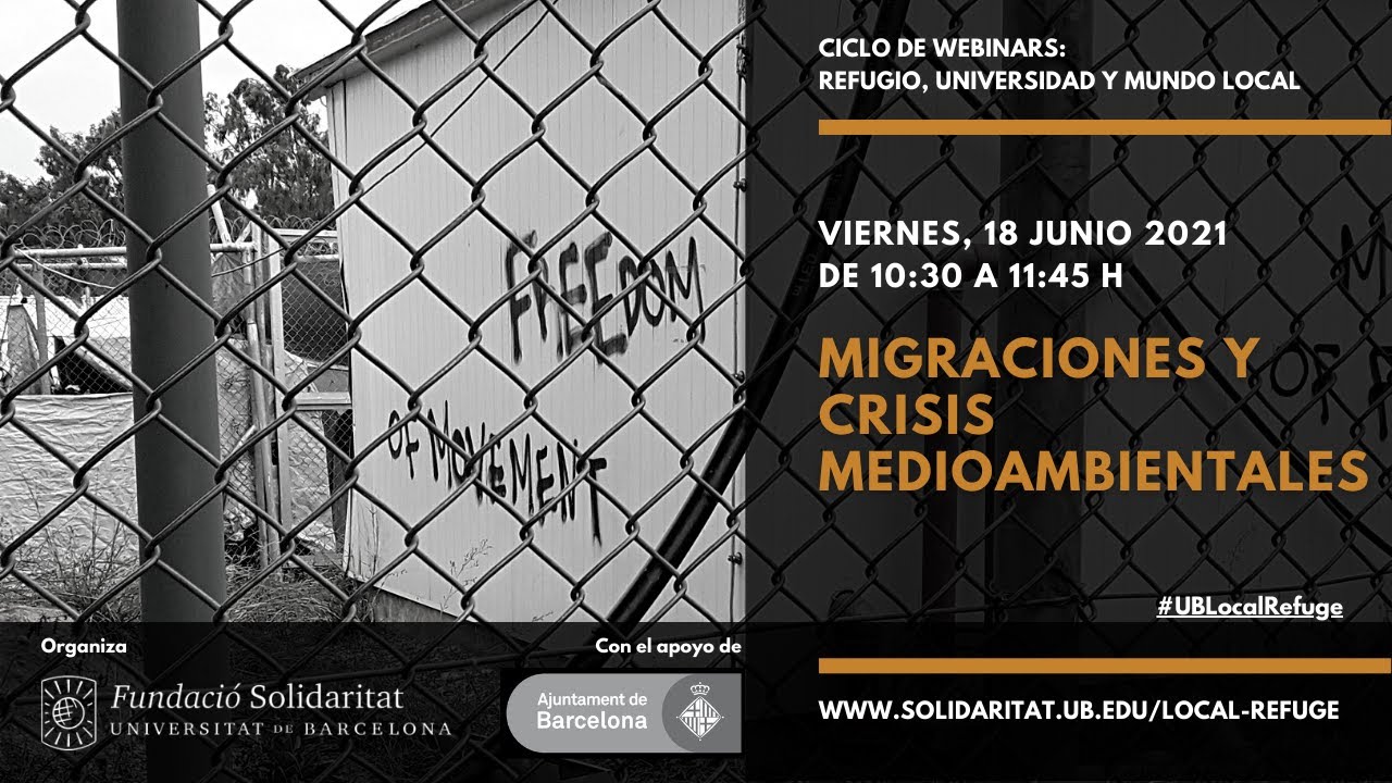 REFUGIO, UNIVERSIDAD Y MUNDO LOCAL - Crisis medioambientales