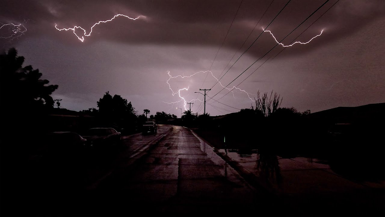 Driving Around Phoenix, AZ in a HUGE Thunderstorm