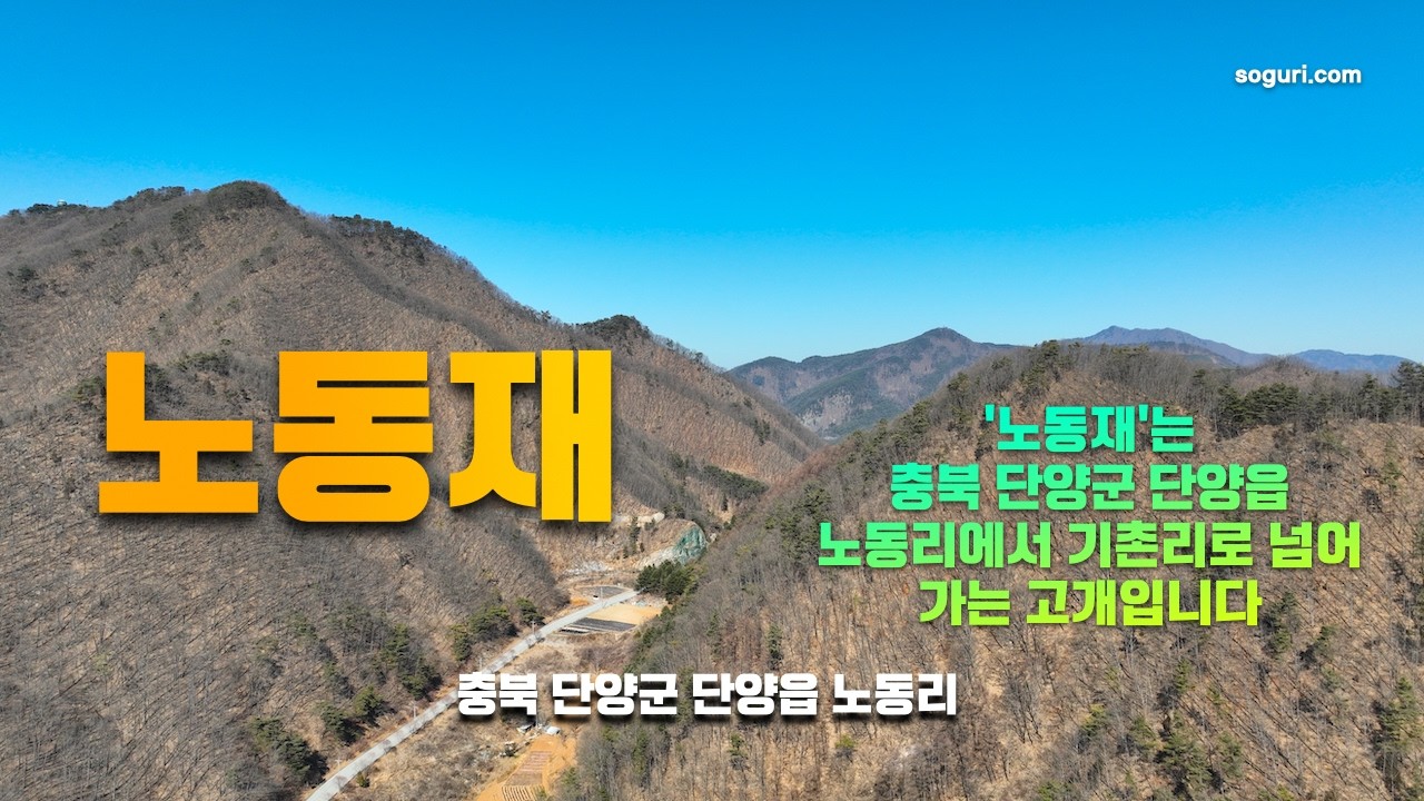 충북 단양군 단양읍 노동리 노동재 겨울풍경 - 20260209