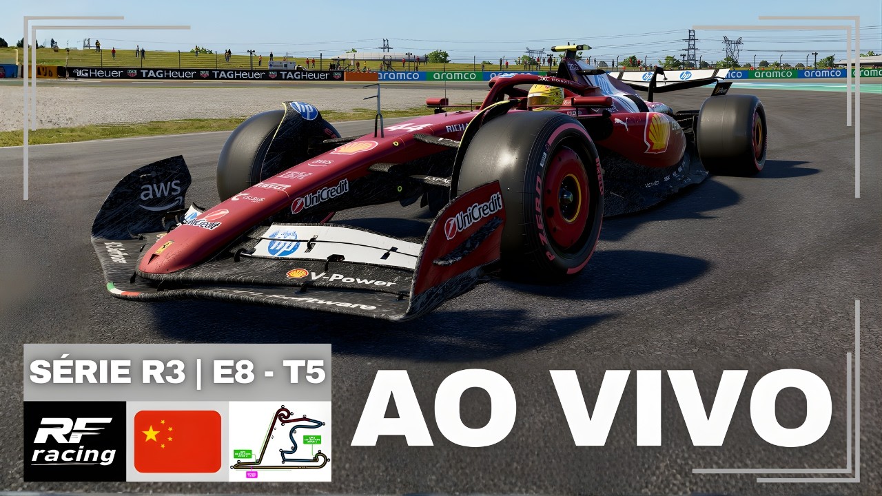 🔴 F1 25 - CHINA - SHANGAI 🇨🇳 | RFR LEAGUE - SÉRIE R3 (CHALLENGE) - ETAPA 8 | TEMPORADA 5