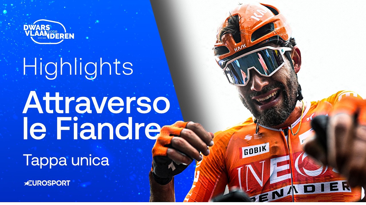 Capolavoro GANNA! Dalla sfortuna al TRIONFO su VAN AERT | ATTRAVERSO LE FIANDRE 2026 | HIGHLIGHTS