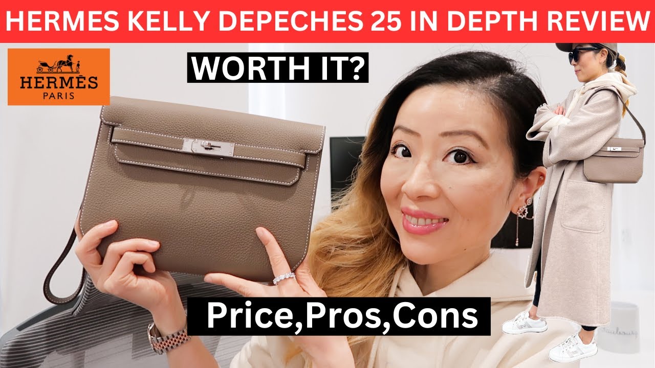 Подробный обзор Hermes Kelly Depeches | Hermes Kelly Depeches 25 сумок | цена, плюсы, минусы, сто...