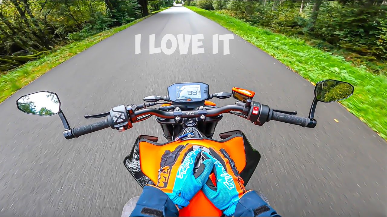 RIDING a New KTM DUKE 890 GP : It's Awesome!