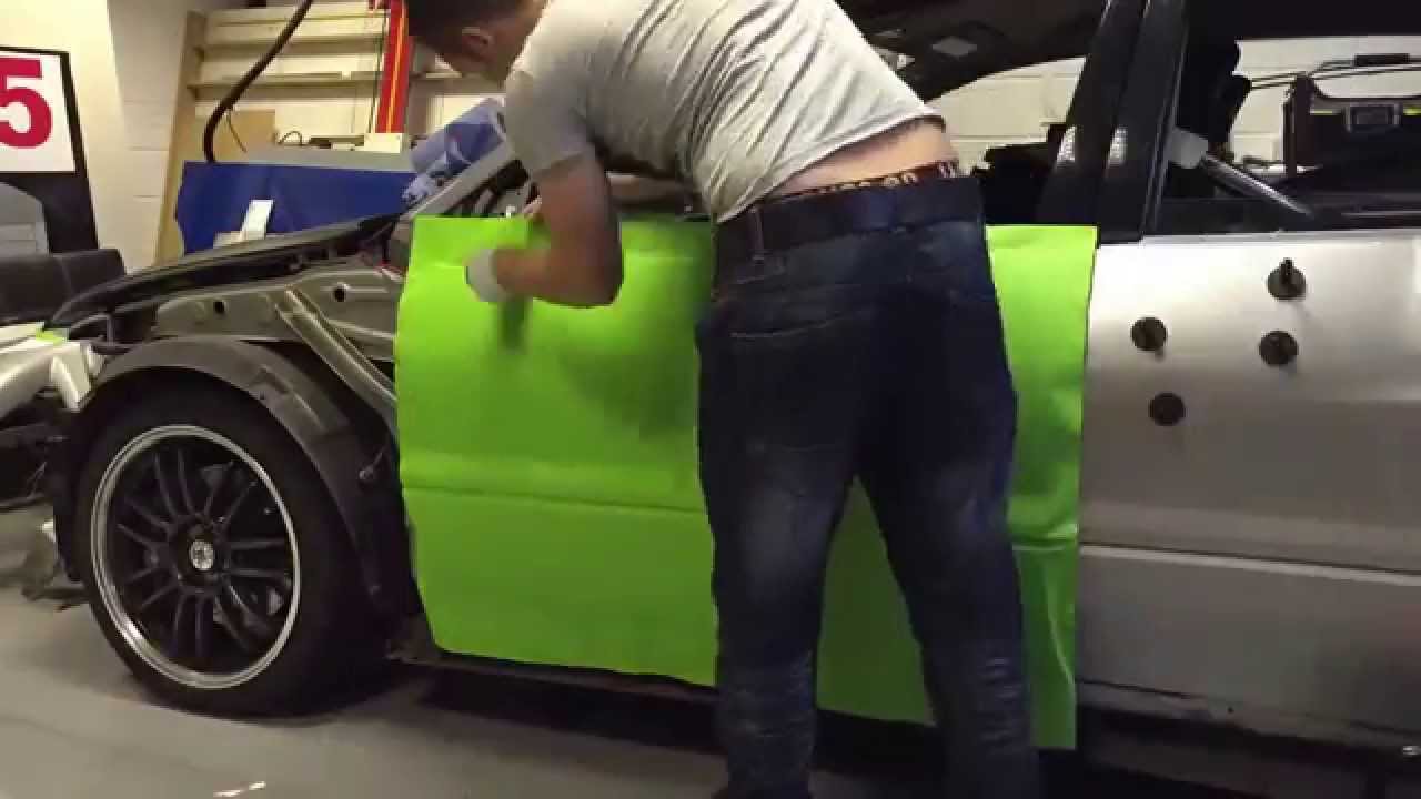 Mitsubishi Evo Vinyl Wrap Timelapse