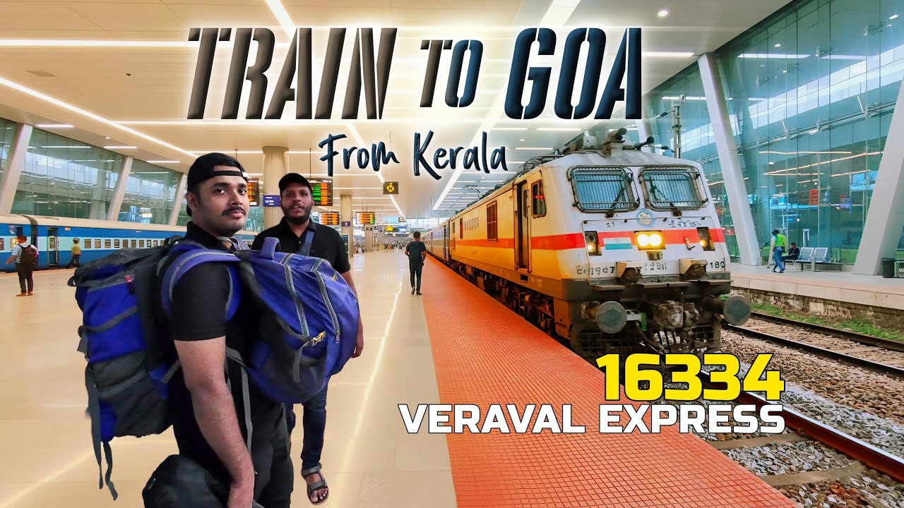 ഗോവയിലേക്ക് ഒരു ട്രെയിൻ യാത്ര Train to Goa from Kerala 16334 Veraval Express | Ramesh & Suresh Vlogs