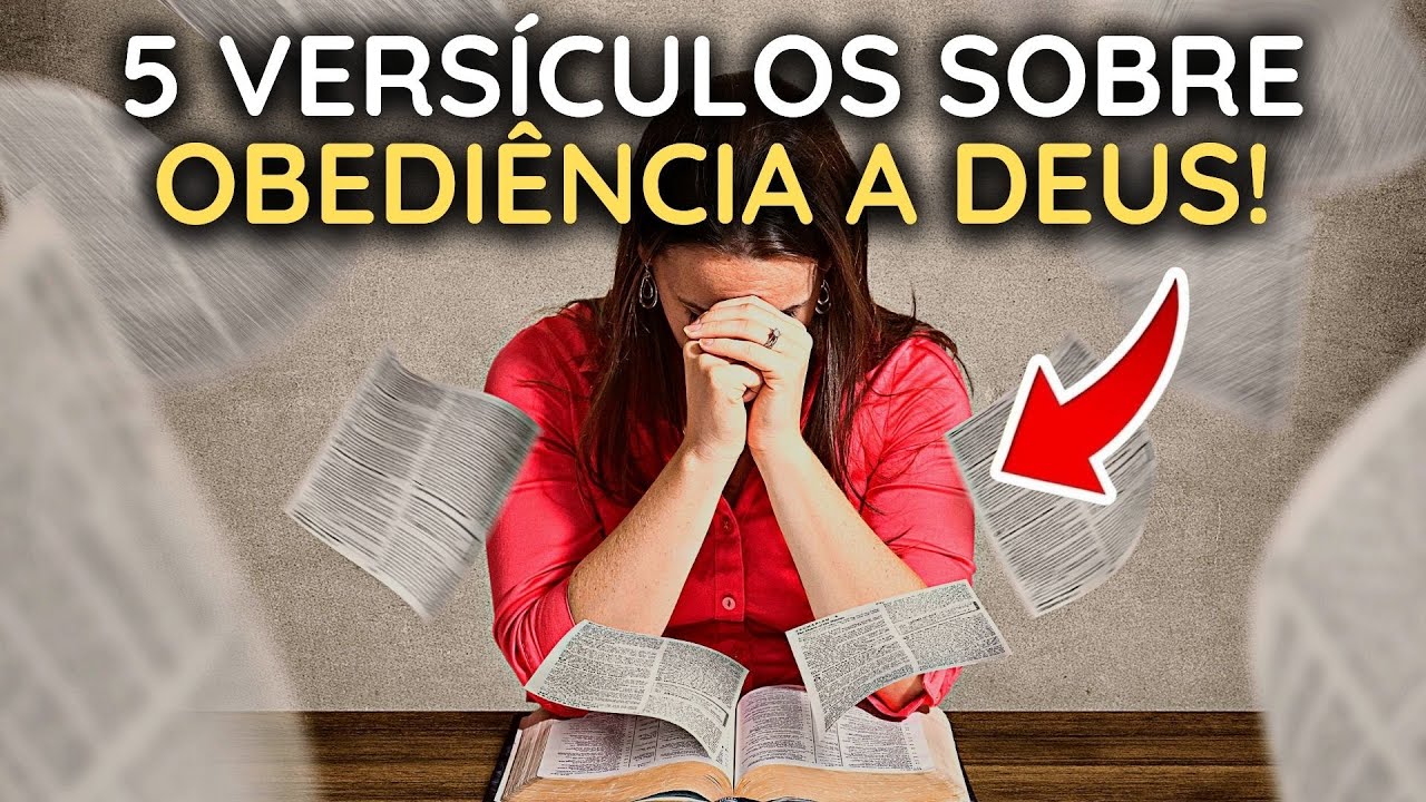 COMO VOCÊ OBEDECE A DEUS? VERSÍCULOS SOBRE COMO OBEDECER A DEUS 🙏 | Wellinton Jesus
