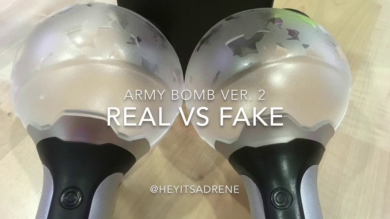 Army Bomb ver.2 REAL vs FAKE 二代 阿米棒 真假分辨