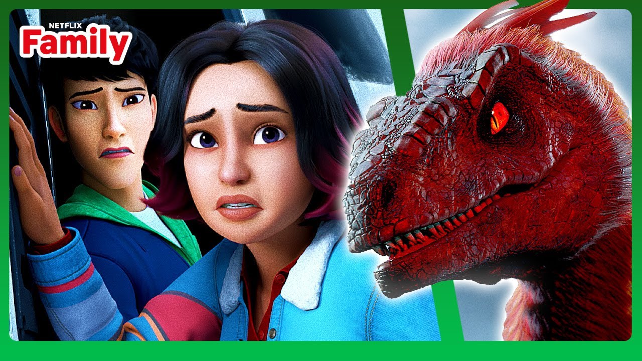 Pyroraptor on the LOOSE | Jurassic World: Chaos Theory | Netflix Family