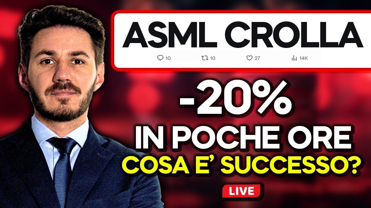 ASML CROLLA IN BORSA DEL 20% COMPRO ADESSO? COSA E' SUCCESSO