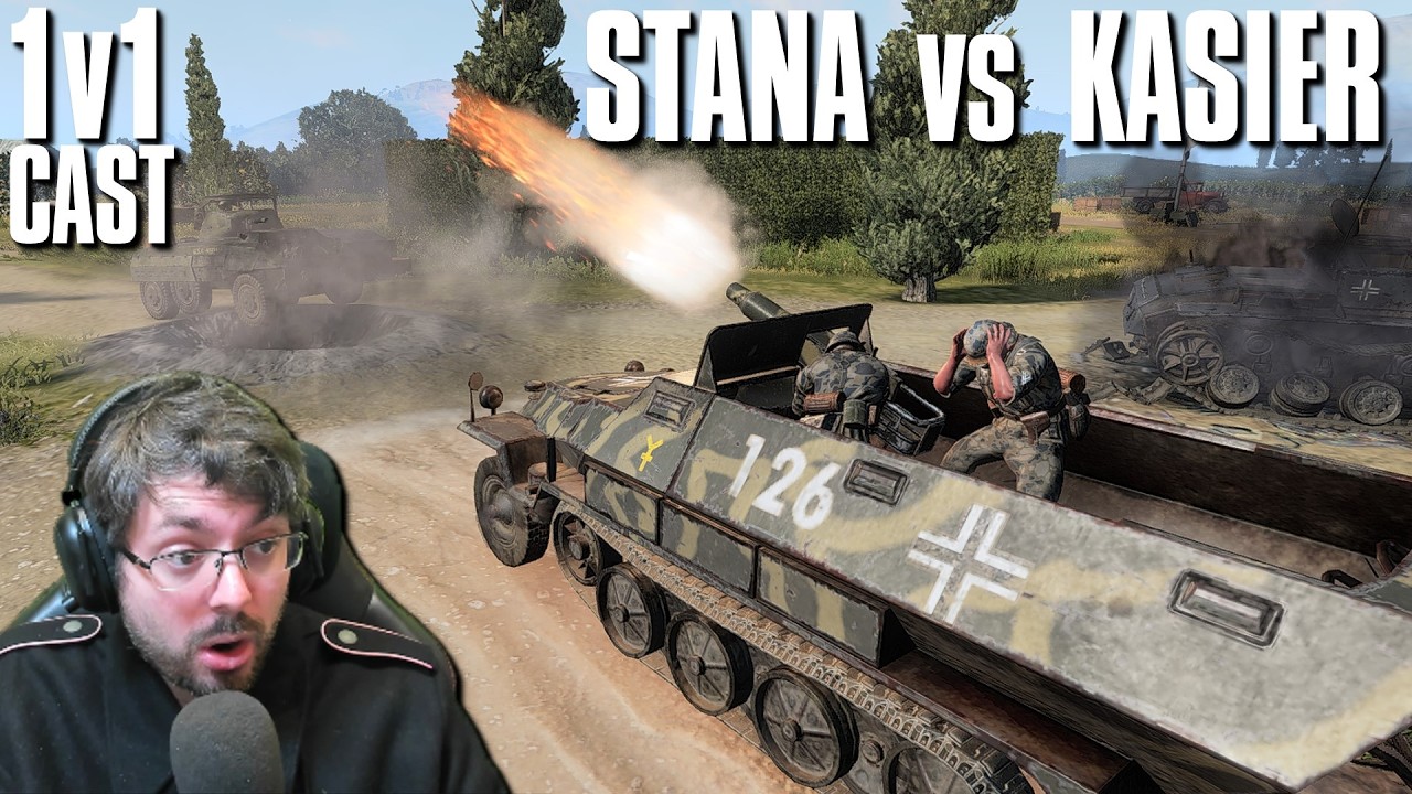 1v1 CAST - Stana(US) vs Kaiser(WEHR) - Company of Heroes 3