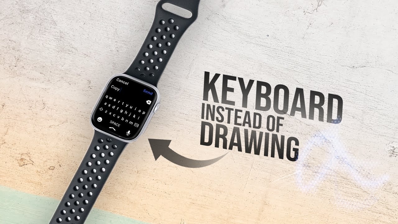 Как печатать на Apple Watch вместо рисования (урок)