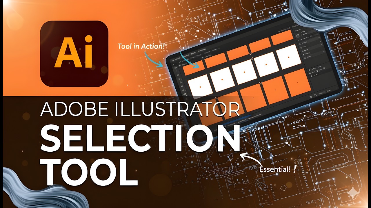 Adobe Illustrator Selection Tool in Urdu/Hindi | Illustrator Training Class 1