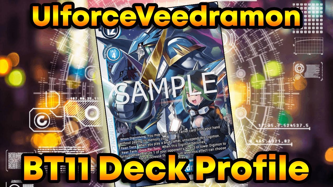 UlforceVeedramon Deck Profile (Digimon TCG English BT11 Dimensional Phase)
