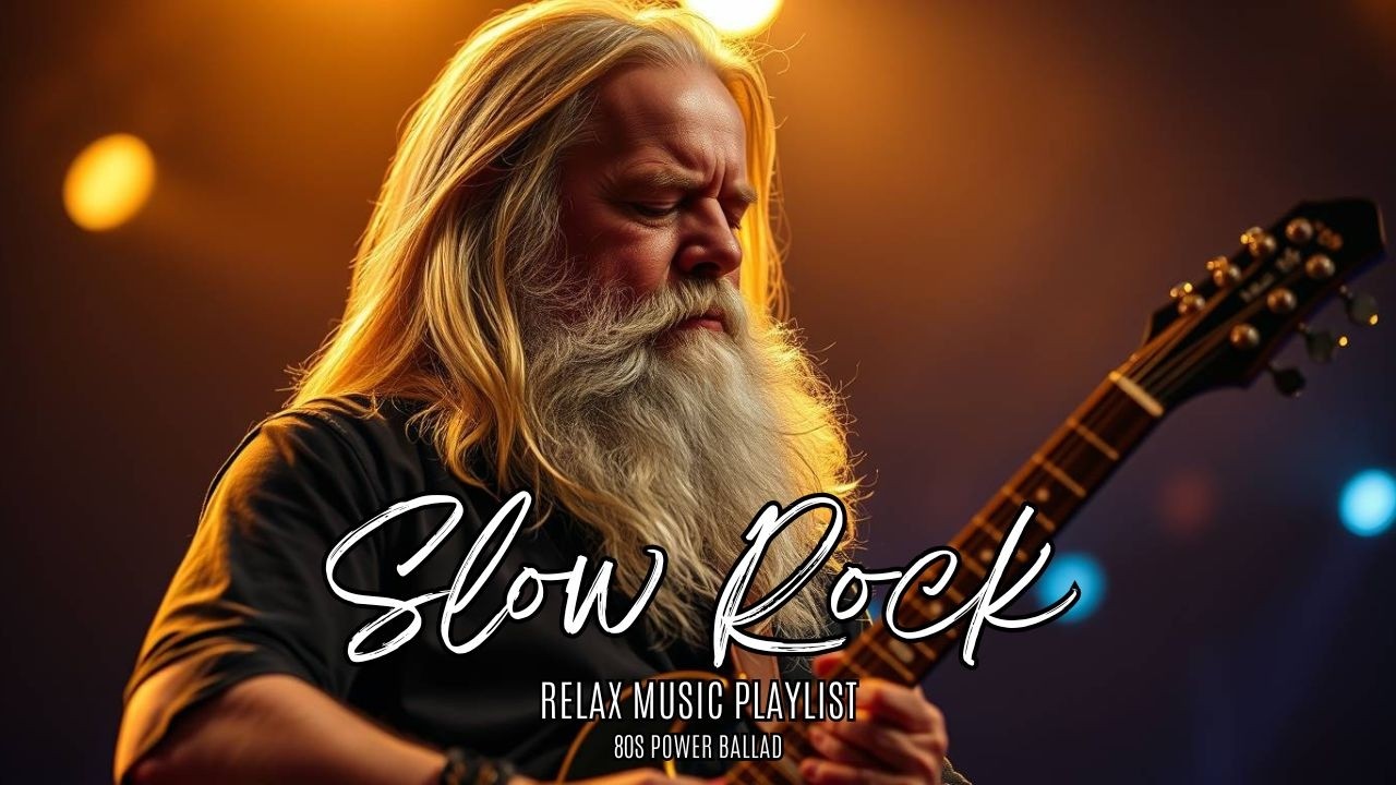 Romantic Slow Rock Classic Rock Ballad Playlist for Late Nights and Endless Memories 🌙🎵