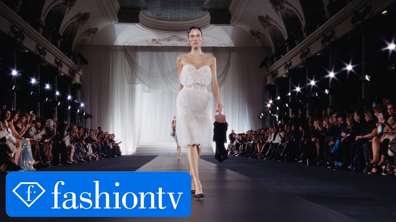 Old Hollywood Glam by Celia Kritharioti for S/S 26, Paris Couture | FashionTV | FTV