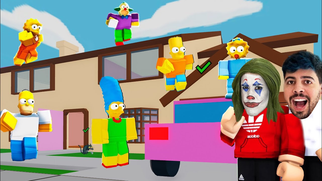 Roblox - PROCURAMOS TODOS OS SIMPSONS !! (Find The Simpsons)